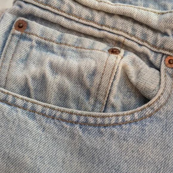 Levi's Blue Straight Jeans Classic Style - Picture 6 of 10